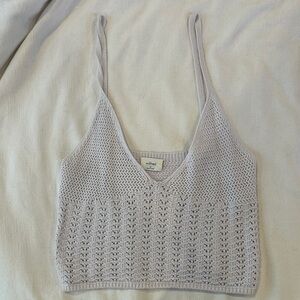 Wilfred Light Purple Knit Tank Top